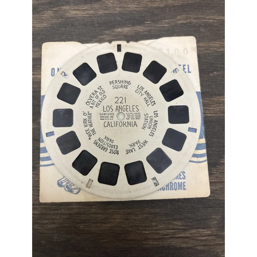Lot Of 11 Vintage Sawyer's View Master Reels, 7 More Wonders Of The World